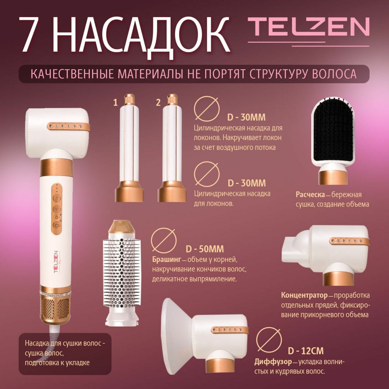 Фен для волос — фото 1