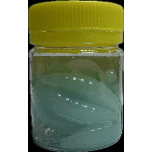 Приманка Cool Place Maggot 4см, сыр, цвет светящийся-голубой