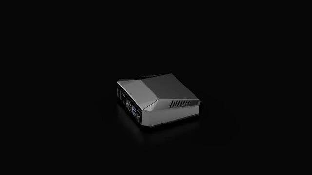 Чехол Argon One V2 для Raspberry Pi 4 Model B, алюминиевый металлический корпус с выключателем питания, охлаждающим вентилятором, радиаторами для Raspberry Pi 4 — фото 1