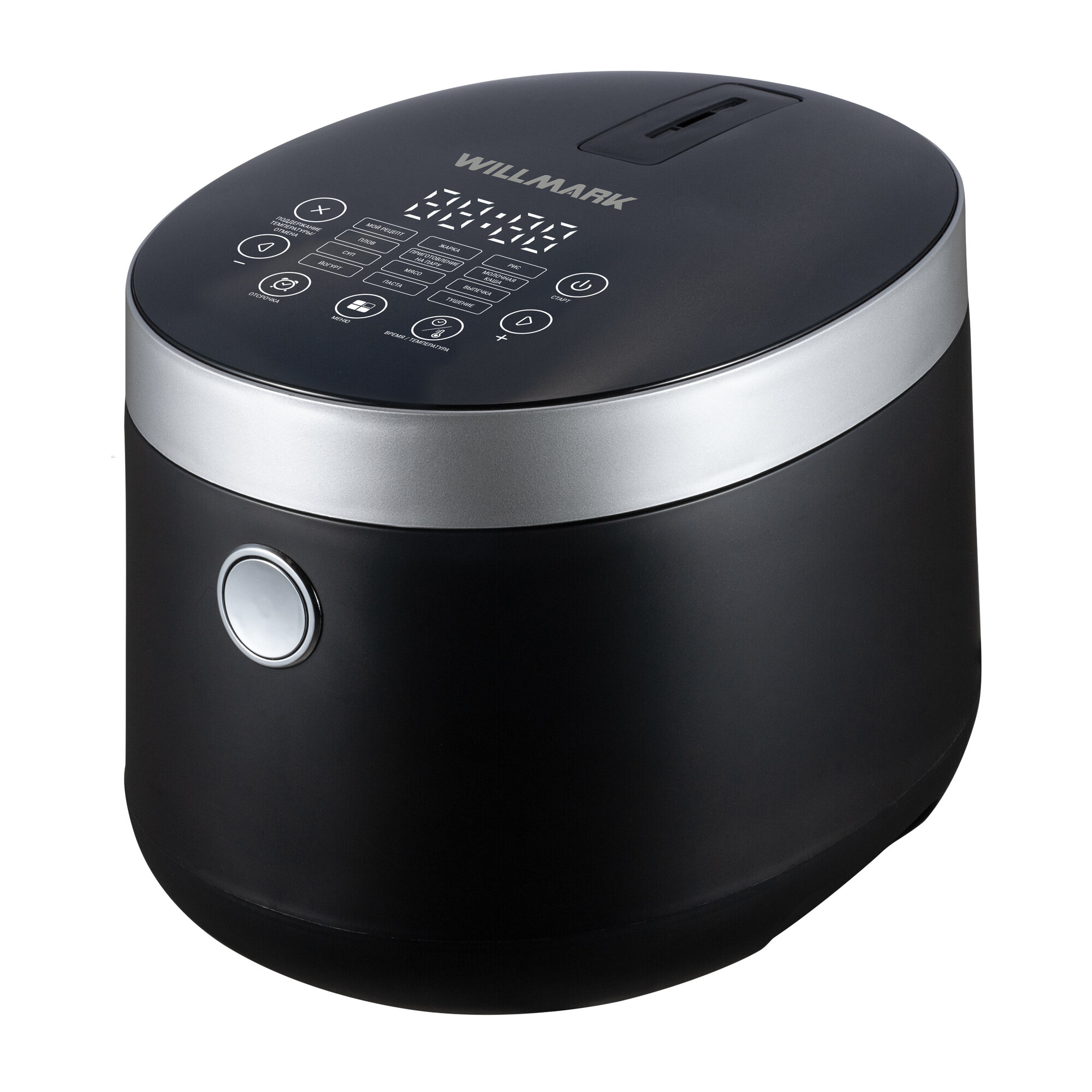 Мультиварка WILLMARK WMC-5750 (12реж, сенс. упр, Led-дисп, мультипов, ант. пр. покр. чаши,5л,1100Вт, черн)