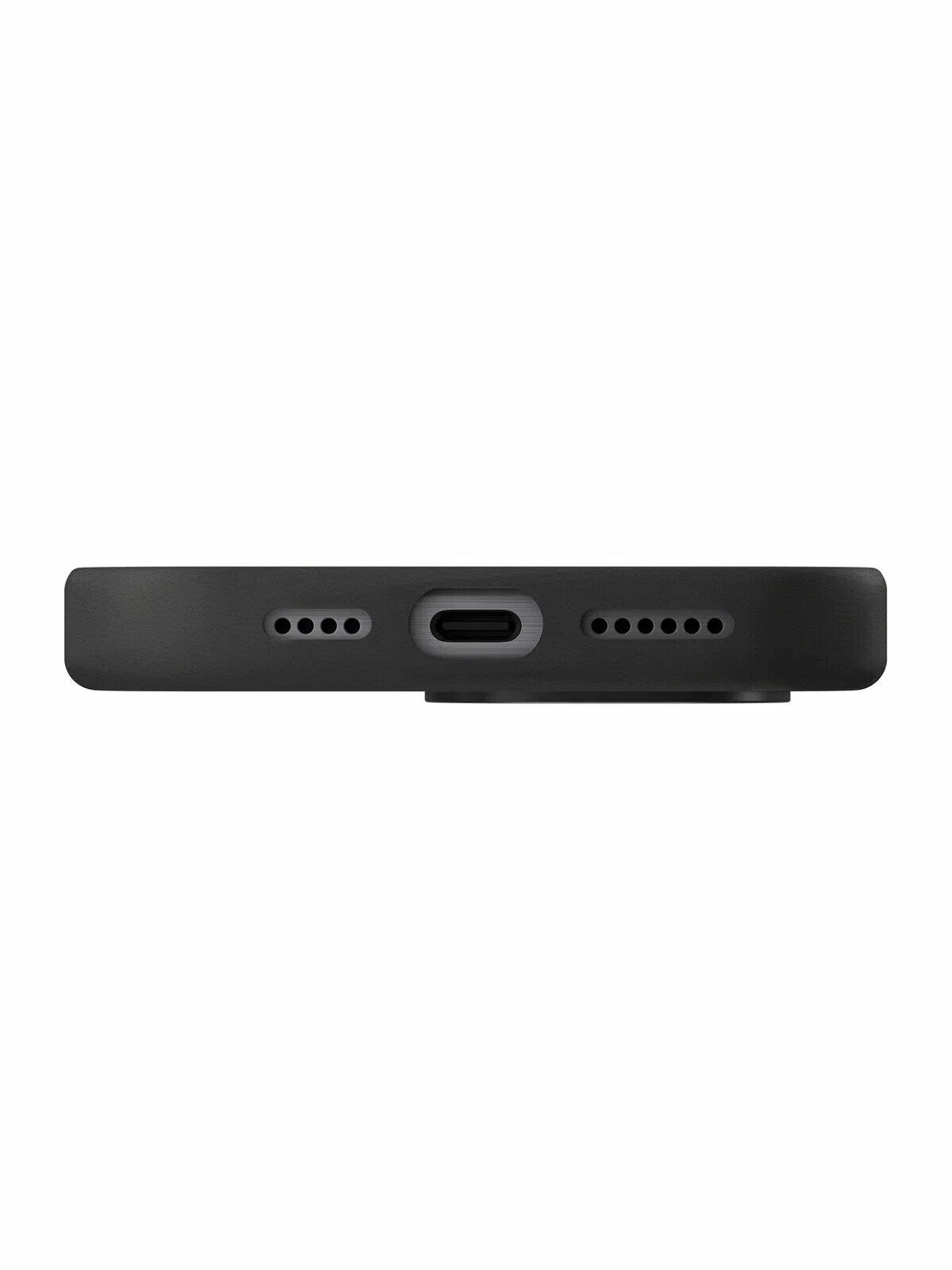 Кожаный чехол Uniq для iPhone 16 Pro 6.3" Lyden MagClick Charging (Magsafe) Black — фото 1