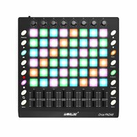 WORLDE PAD48 Портативный USB MIDI-контроллер для барабанной панели 48 RGB-панелей