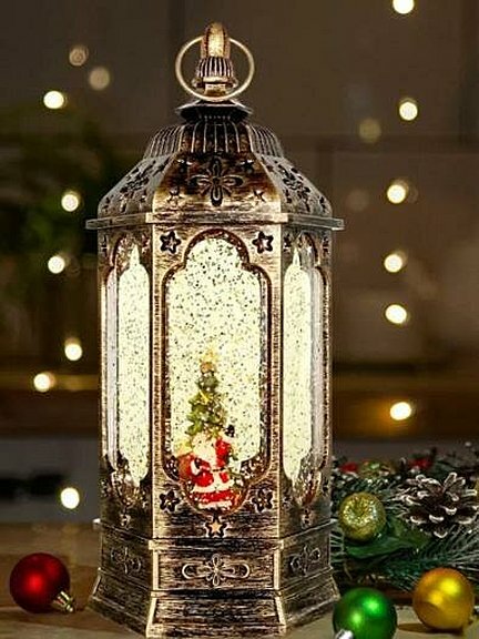 Новогодний фонарь Winter Glade F27 1  23 5х10 2х9 см
