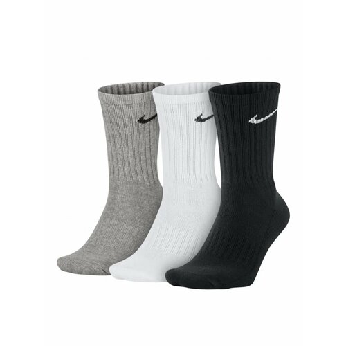фото Носки nike everyday lightweight crew, комплект, 3 пары, размер 42-46, комбинированный