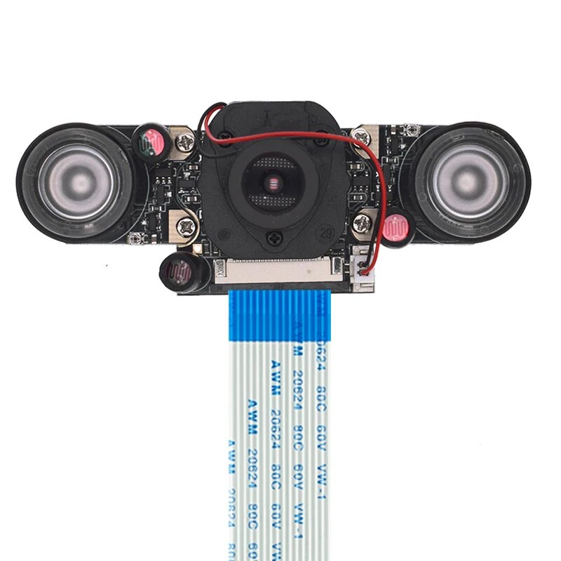 AITEXM ROBOT Raspberry Pi 4 Night Vision Fisheye Camera Module 5MP 72 with IR-CUT SET