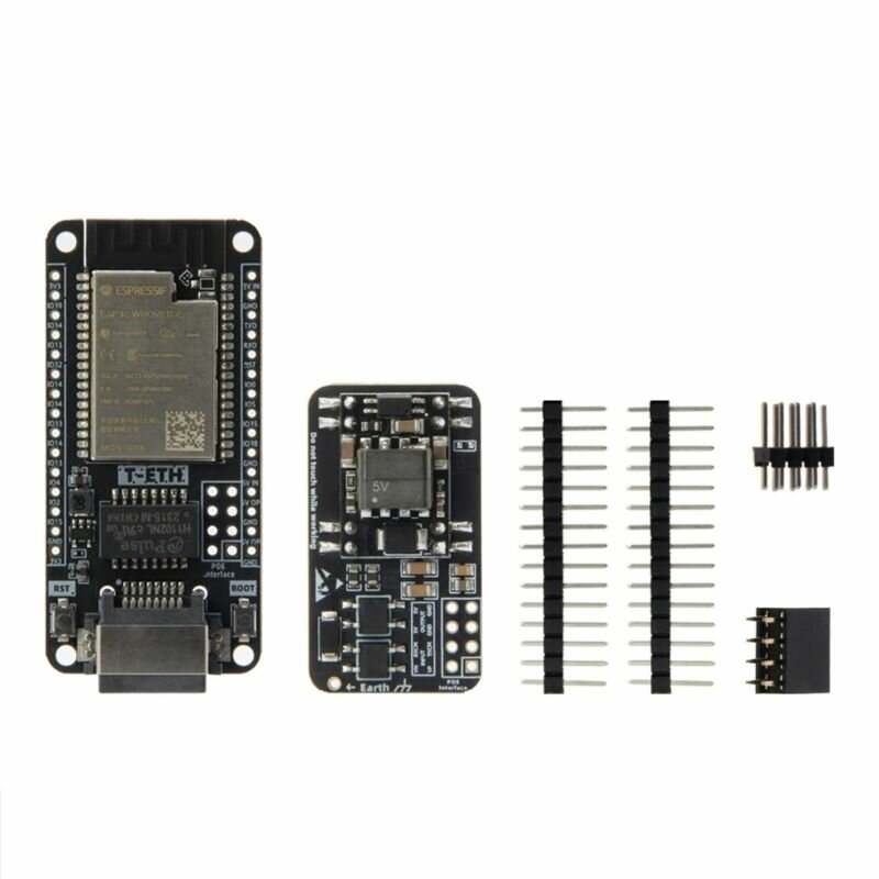 Плата разработки ESP32 ESP32S3 W5500 Ethernet-модуль ESP32S3-WROOM1 ESP32WOVER-E Поддержка расширения мощности POE