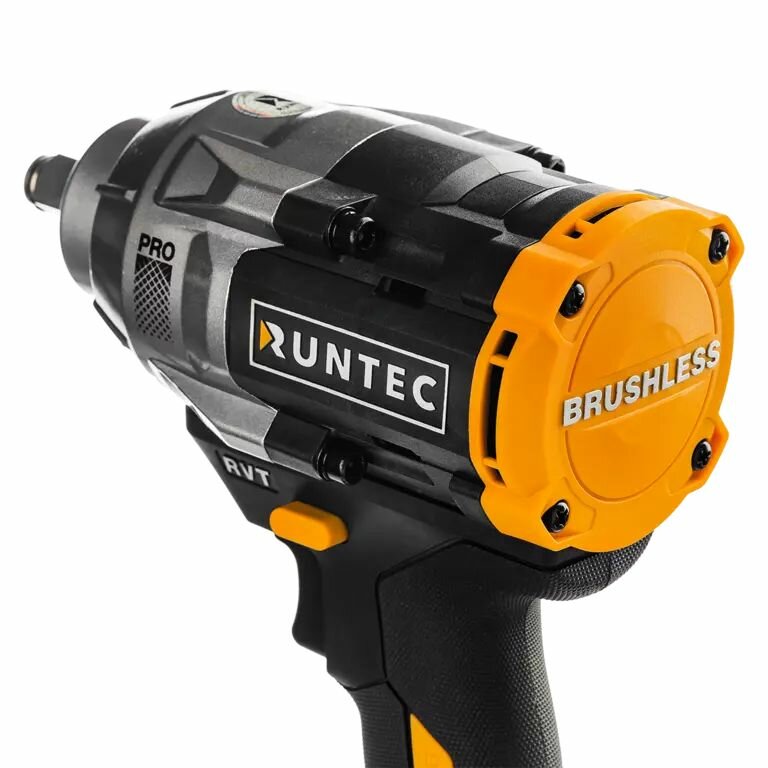 Гайковерт ударный аккумуляторный RUNTEC PRO 1/2", 20В, 2*4Ач, 1100Нм RT-IW1100 — фото 1