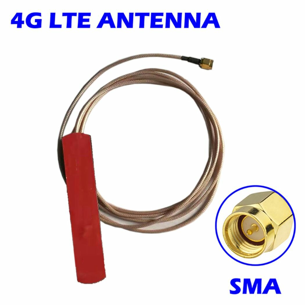 Антенна 4G LTE 5dbi с разъемом SMA, клейкое крепление, внешний кабель RG178 длиной 1 метр для маршрутизатора, точка доступа, модем-ретранслятор