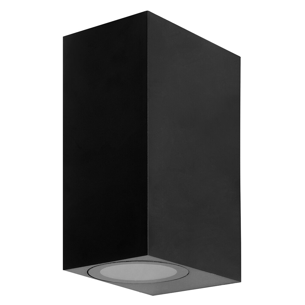 Светильник садово-парковый Feron.ONE DH051-P на стену 2*GU10 220-240V черный пластик