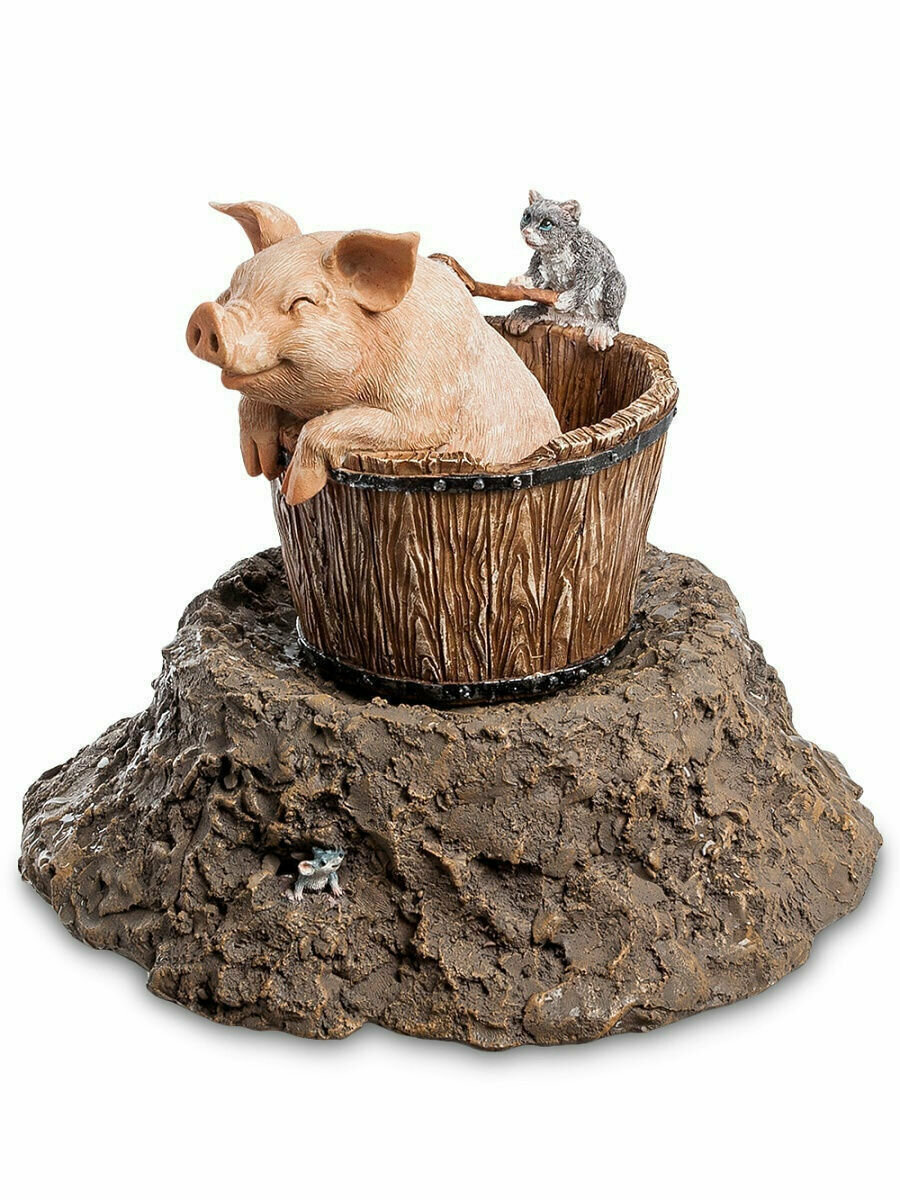 Декор. фонтан "Банный день"