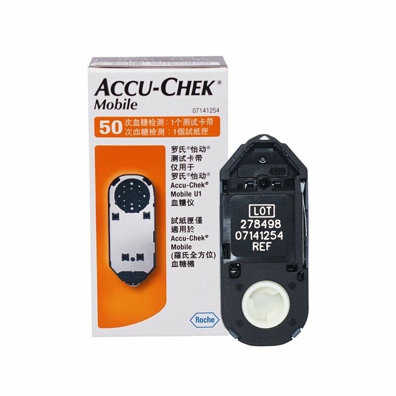 Тест-Полоски И Кассеты Для Глюкометров Тест-кассета Accu-Chek Mobile (Акку-Чек Мобайл) №50 + ланцеты Фасткликс 72s