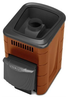 Печь банная Компакт 2017 Carbon терракота ДА КТК (ТМФ)