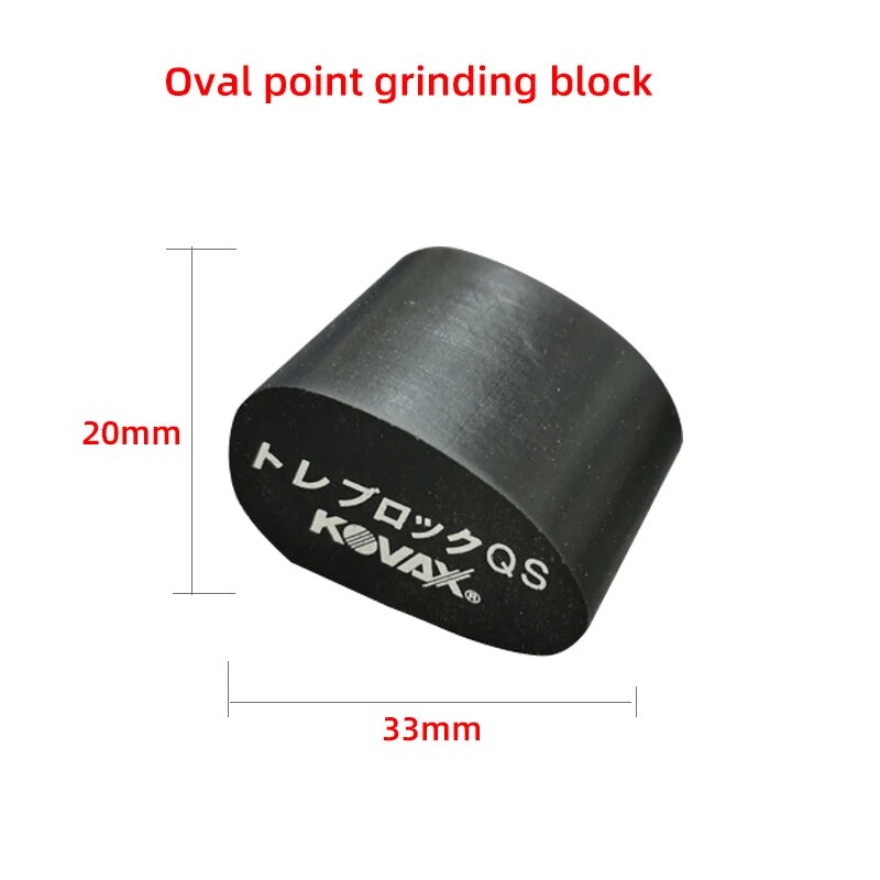 Оригинальная японская квадратная клейкая наждачная бумага Kovax 1K4 Toleblock 70x114 мм, Oval