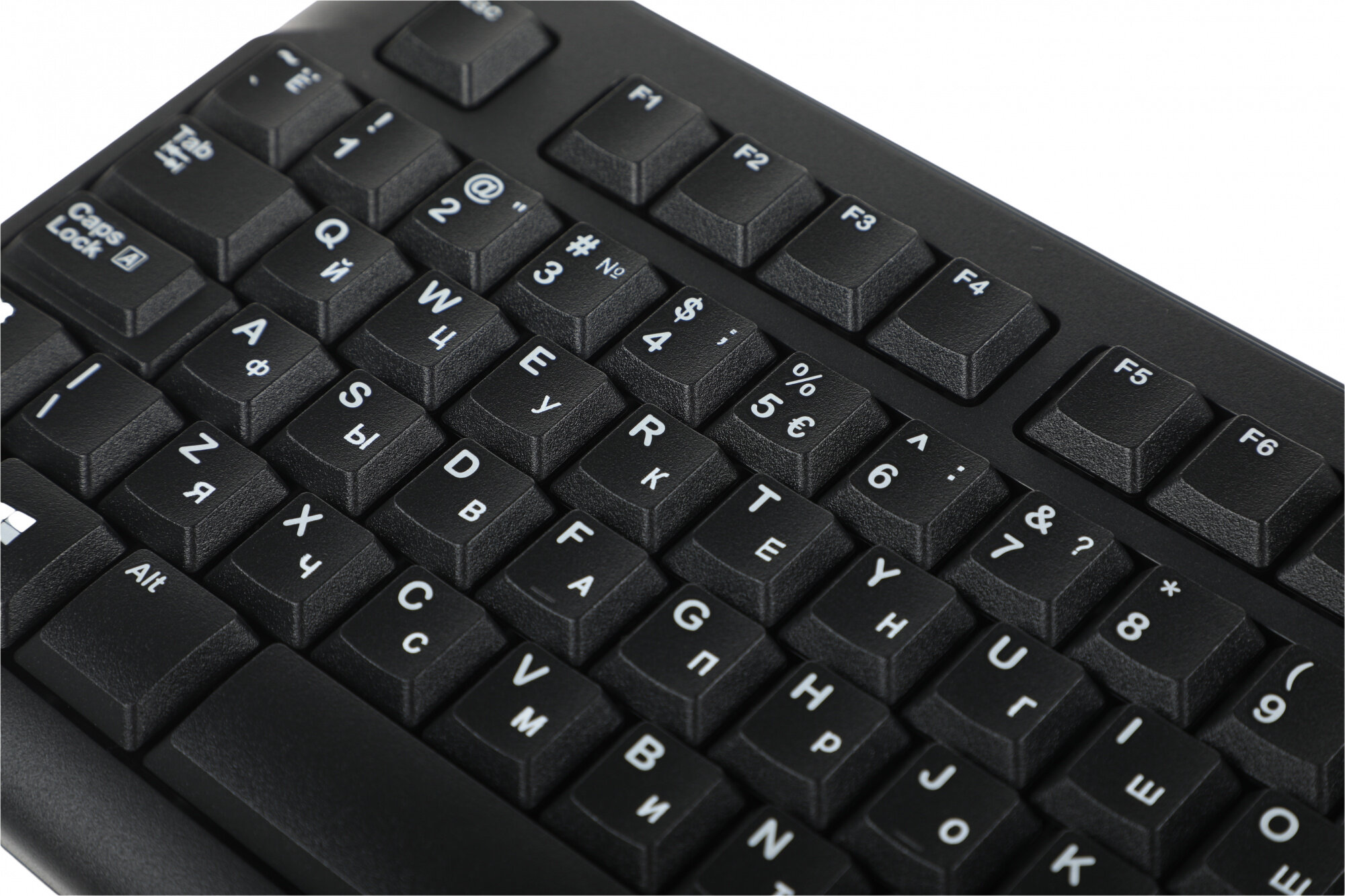 Клавиатура Logitech K120 черный, русская, 1 шт. — фото 1