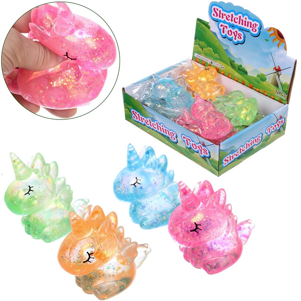 Игрушка «Единорог» мялка, 10,5 см, антистресс, резина, микс цветов