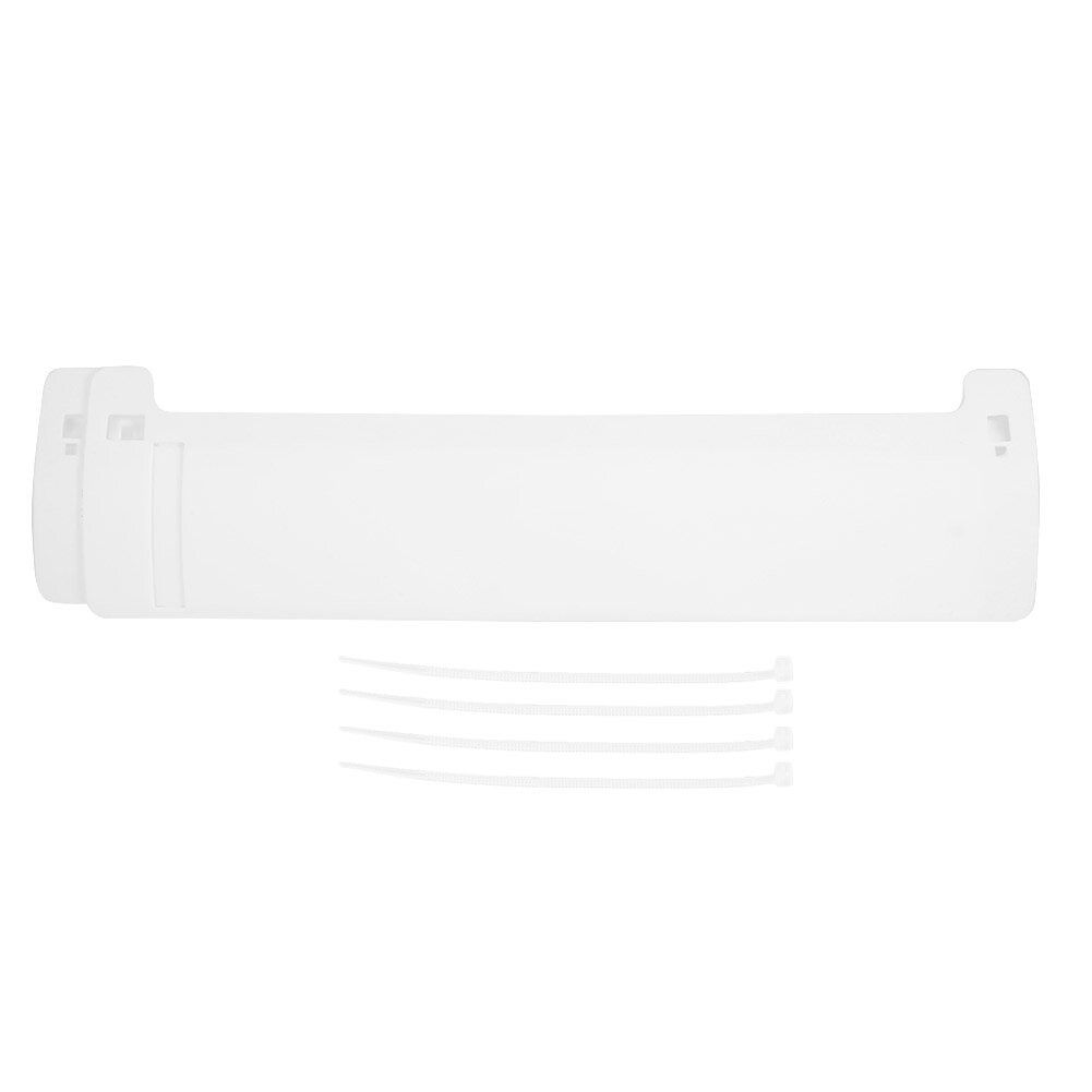 Anti wind Air Conditioning Wind Shield Retractable Deflector Cover (White)