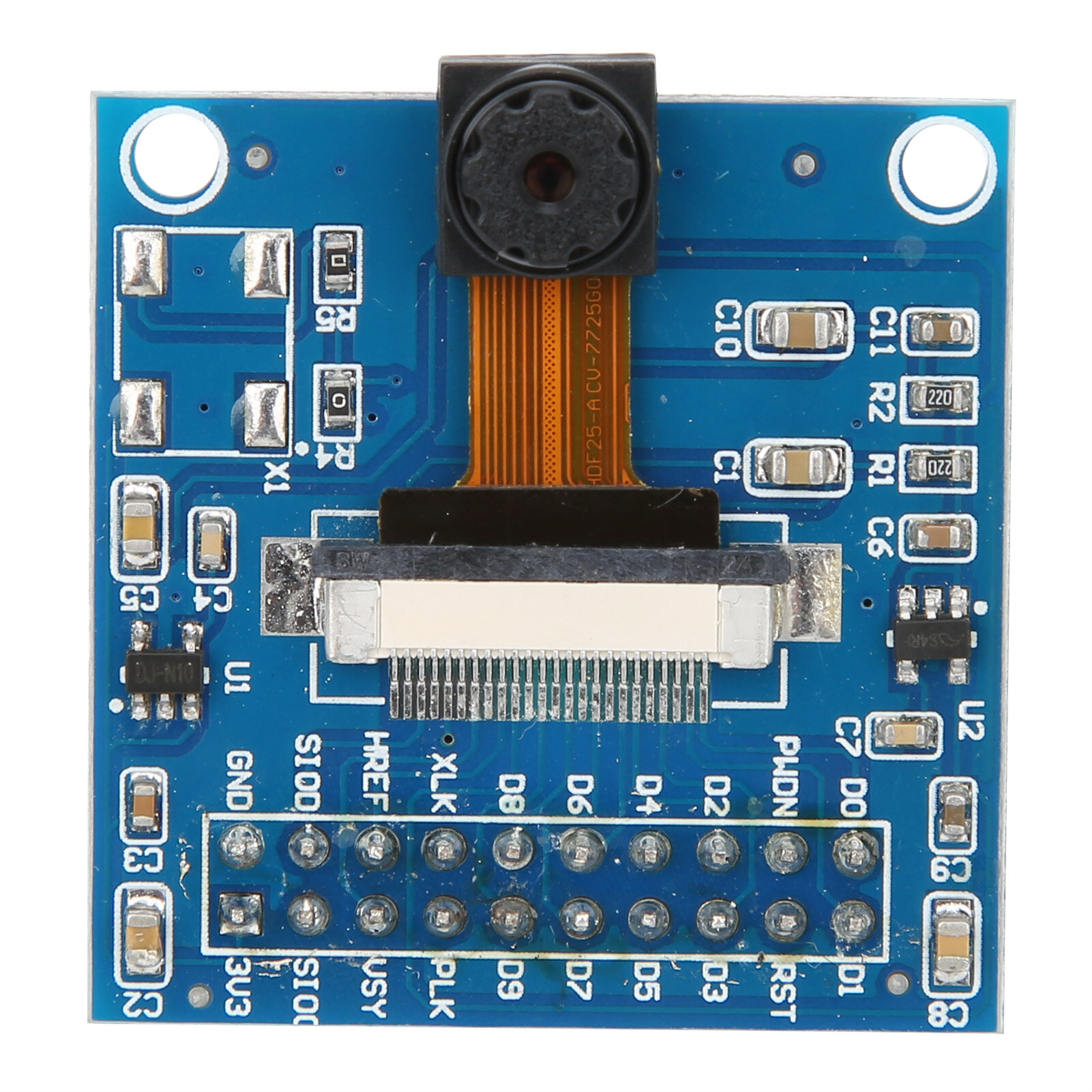 0.3MP OV7725 Camera Module Adapter Development Board STM32 SCM for Arduino Raspberry Pi