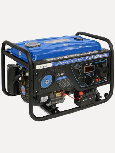 Изображение товара Бензиновый генератор TSS SGG 3200EN Duplex, 3,2-3,5кВт, 15л, ручной/электростартер