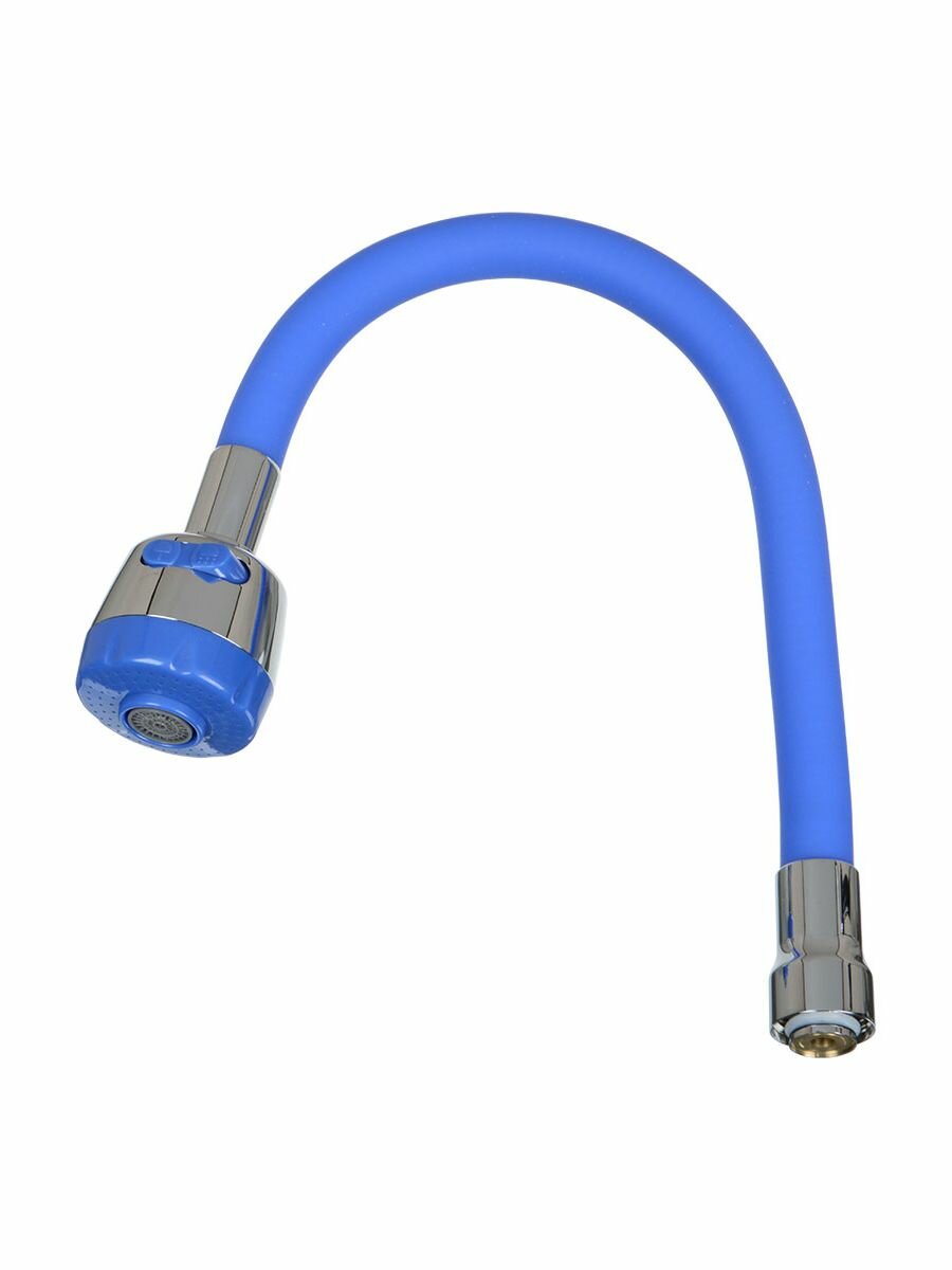 Melodia Della Vita Излив гибкий LUXE с лейкой 2 режима тёмно-синий 49см MELODIA MKP20658