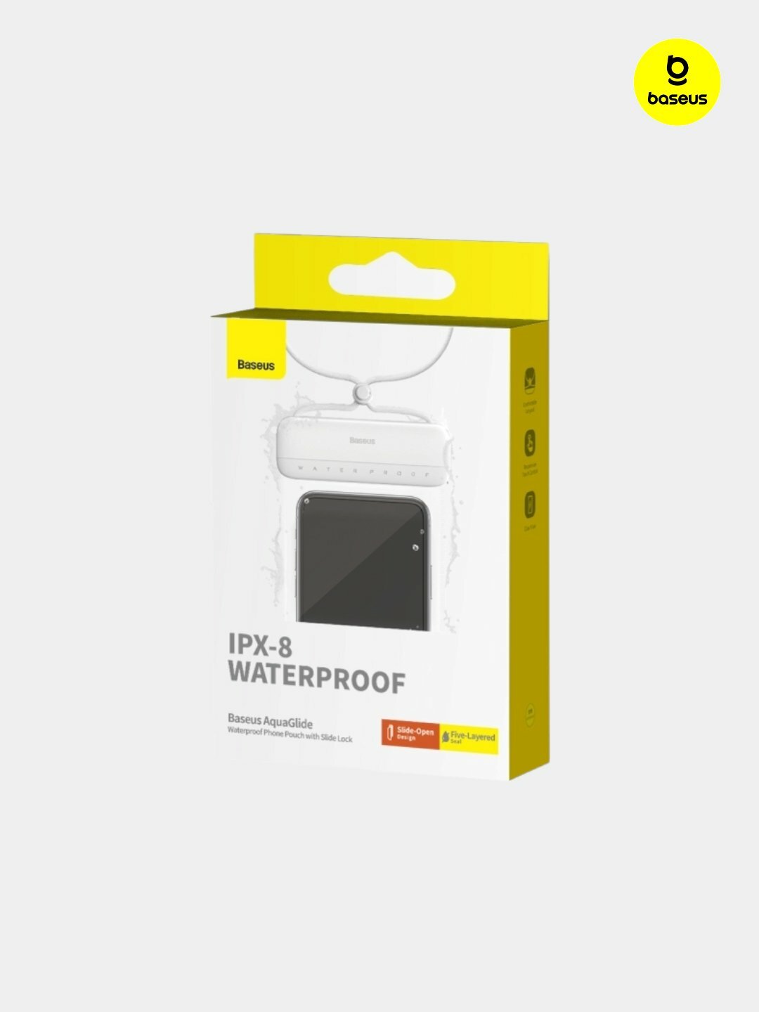 Водонепроницаемый чехол для телефона от фирмы baseus - Белый