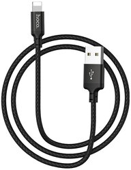 USB дата кабель Lightning, HOCO, X14, 2М, черный