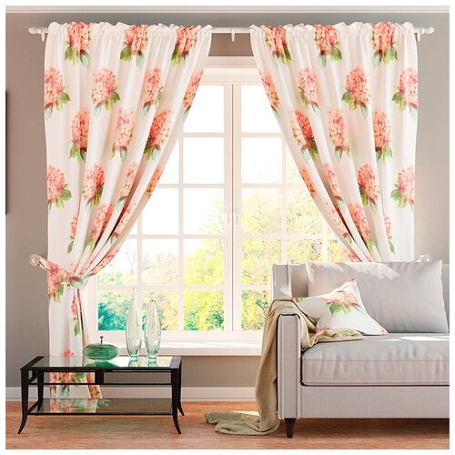 фото Классические шторы masterman цвет: розовый pasionaria