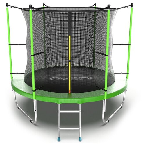 Батут с внутренней сеткой и лестницей EVO JUMP Internal 8ft (Green)