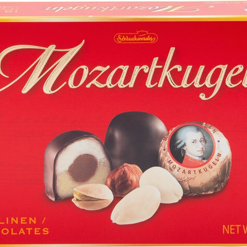 Шоколадные конфеты с марципаном "Моцарт" Scluckwerder - фотография № 10