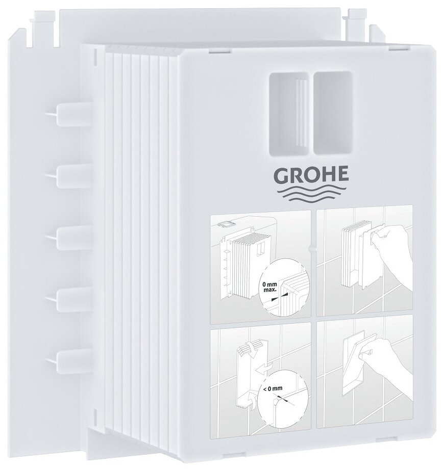 Ревизионный короб Grohe (40911000), для крепления малых панелей смыва