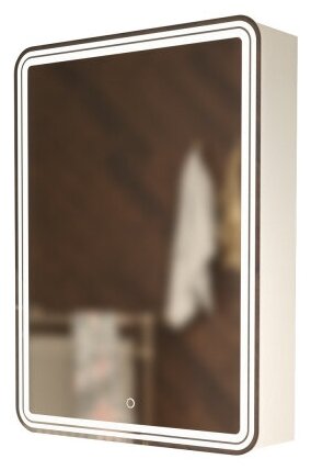 Зеркало шкаф MIXLINE "Адриана" 600*800 (ШВ) правый,сенсорный выкл, светодиодная подсветка - фотография № 3