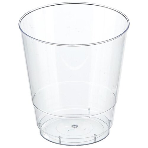 Комус стаканы одноразовые, пластиковые Кристалл, 200 мл, 50 шт., прозрачный