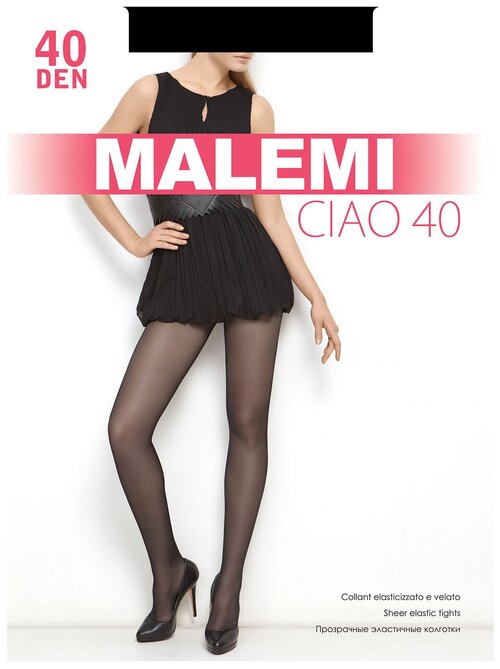 Колготки  Malemi Ciao, 40 den, размер 4, черный