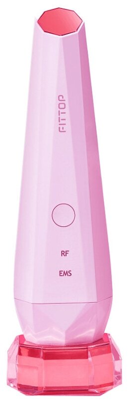 Косметологический аппарат для подтяжки лица FitTop L-Thermage, RF/EMS лифтинг, розовый