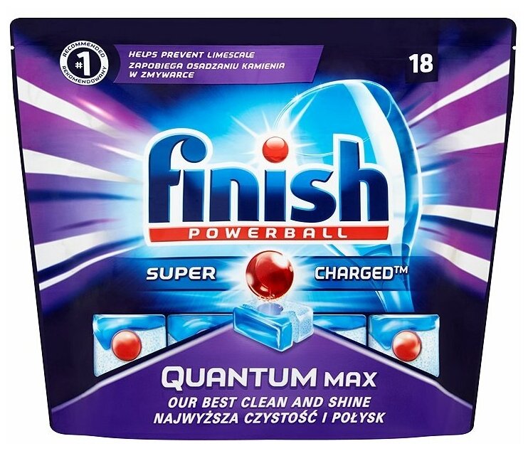 Таблетки для ПММ Finish Quantum 18шт/уп, 1 шт