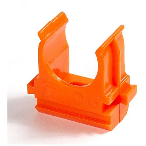 Крепёж-клипса для труб Промрукав АБС-пластик оранжевая д16 100 шт. PR13.0063 15977557