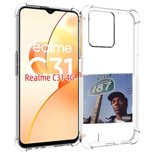 Чехол MyPads Snoop Dogg NEVA LEFT для OPPO Realme C31 задняя-панель-накладка-бампер чехол mypads snoop dogg neva left для itel a48 задняя панель накладка бампер