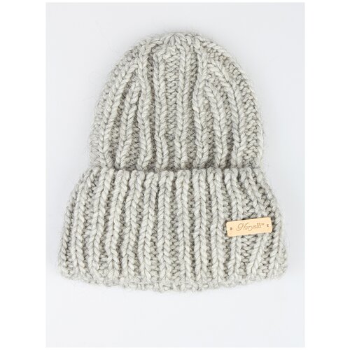 фото Шапка noryalli женская 42202 цвет светло-серый,56-59
