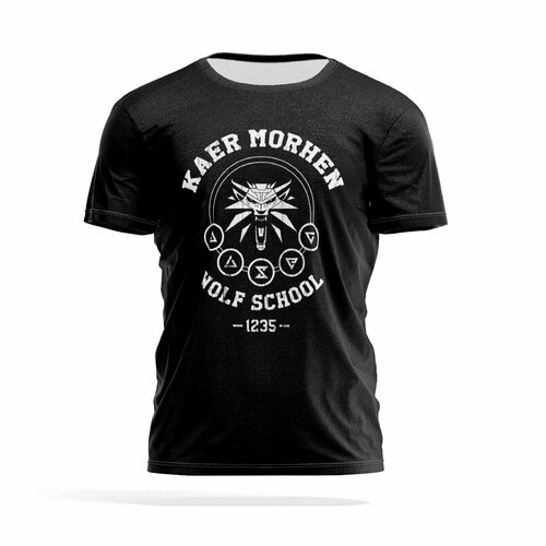 фото Футболка panin brand, размер l, черный, белый