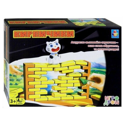 Настольная игра 1 TOY Кирпичики игродром настольная игра кирпичики