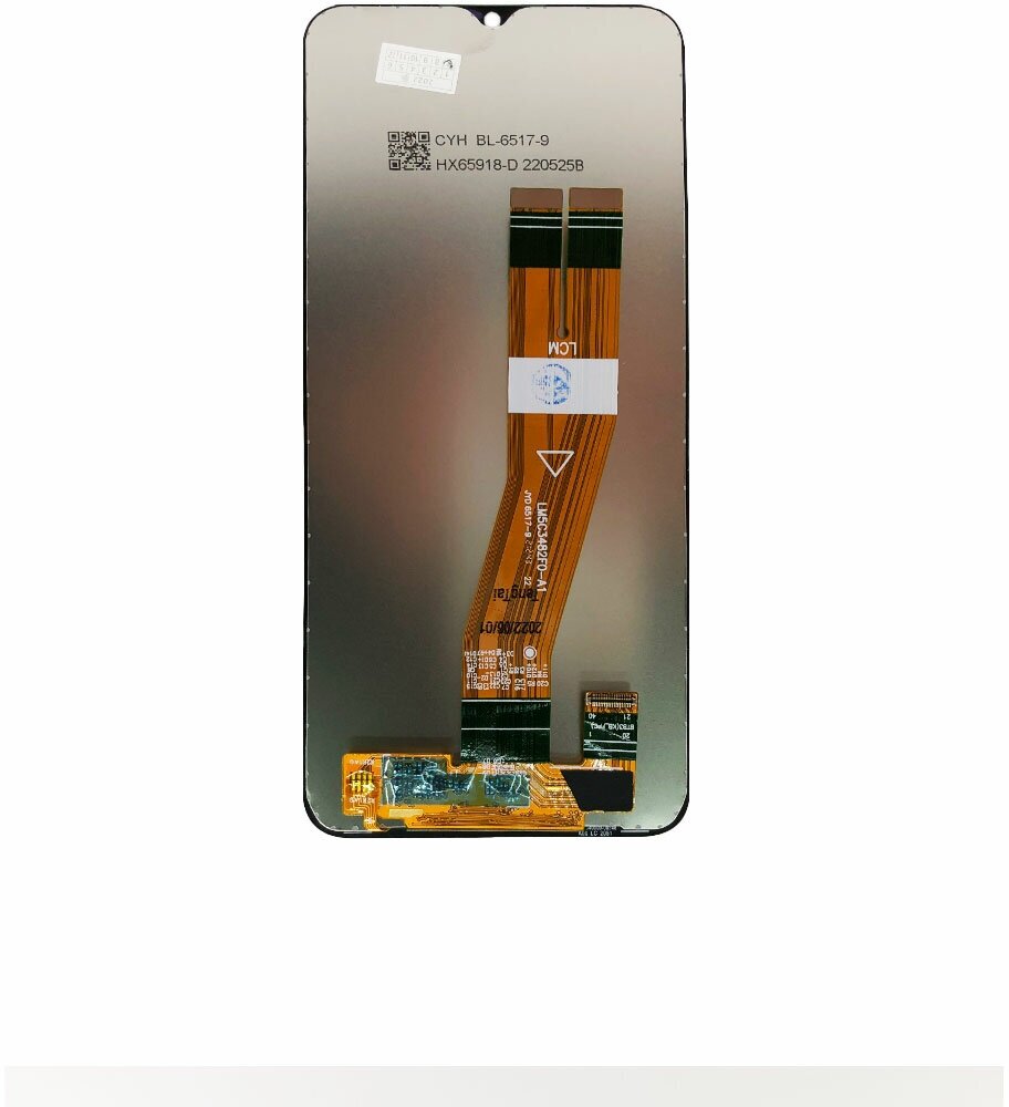Дисплей с тачскрином для Samsung Galaxy A03s (A037F) (черный) (AAA)