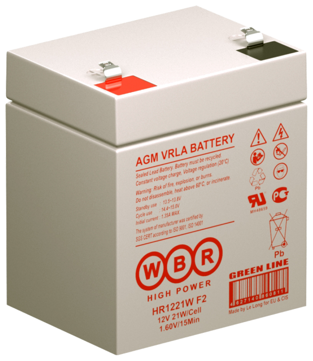 Аккумуляторная батарея WBR (HR1221W)
