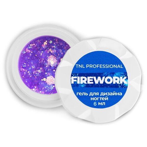 TNL Professional краска гелевая Firework, 6 мл, 5 г