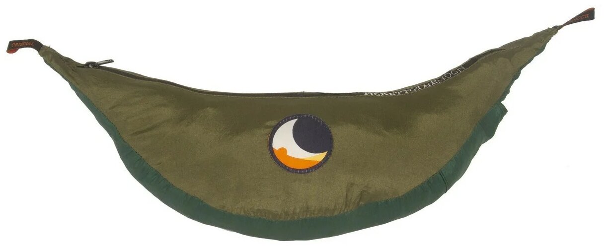 Большой гамак Ticket to the Moon King Size Hammock Dark Green/Army Green (Гамаки) - фотография № 2