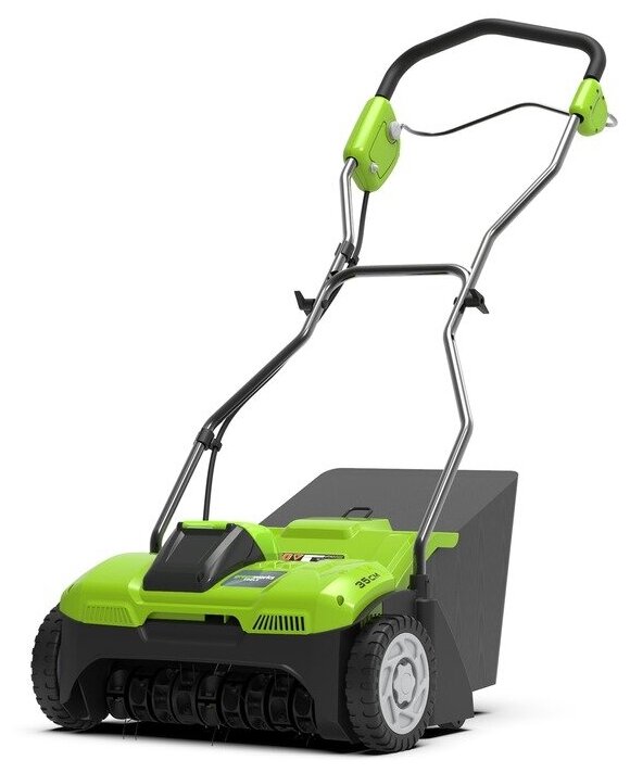 Аэратор аккумуляторный GREENWORKS GD40SC3 40В (без АКБ) - фото №9