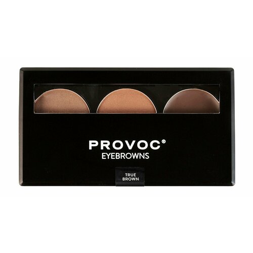 PROVOC Набор теней для бровей Eyebrowns, 3,9 г, 03 Brown