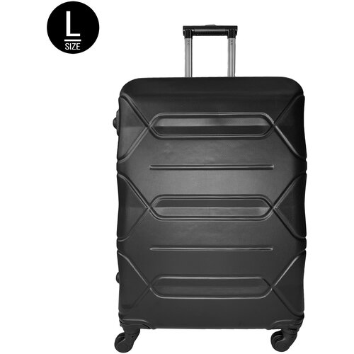 фото Чемодан, большой размер (l) 95 л, съемные колеса, кодовый замок. цвет - черный твой чемодан