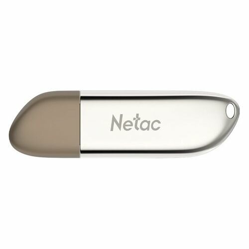 Флешка USB NETAC U352 32ГБ, USB2.0, серебристый [nt03u352n-032g-20pn]