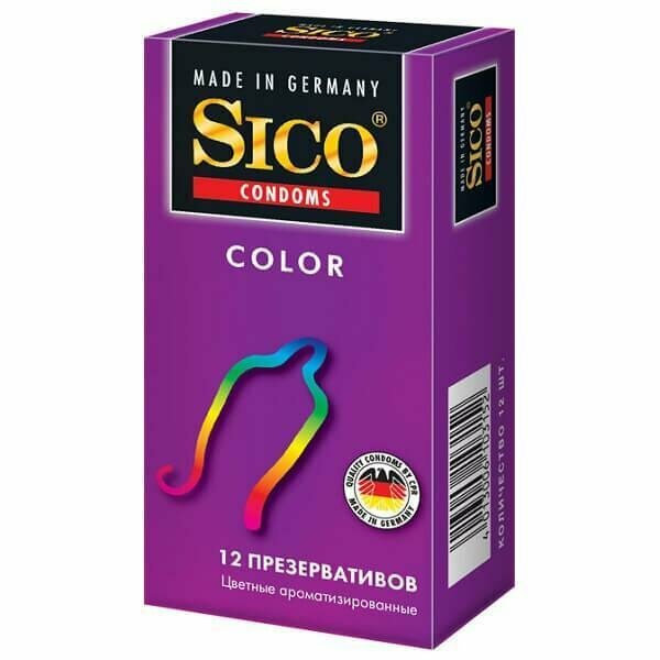 Презервативы латексные Sico Color, цветные, ароматизированные, 3 шт. - фото №16