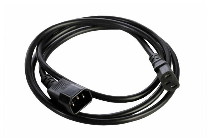 Кабель питания ЦМО R-10-Cord-C13-C14-3 с заземлением IEC 60320 C13/IEC 60320 C14, 10А/250В (3x1,0), длина 3 м