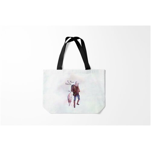 фото Сумка-шоппер / 46х35 см / аниме / для тебя бессмертный бессмертный/фуши burnettie